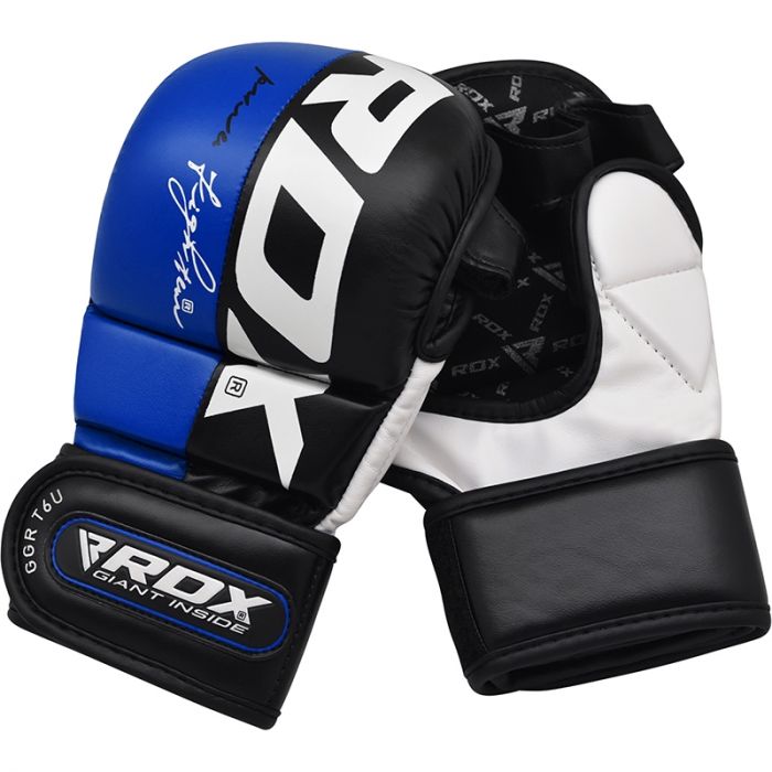 RDX T6 MMA handskar Blå Godkänd av SMMAF Medium